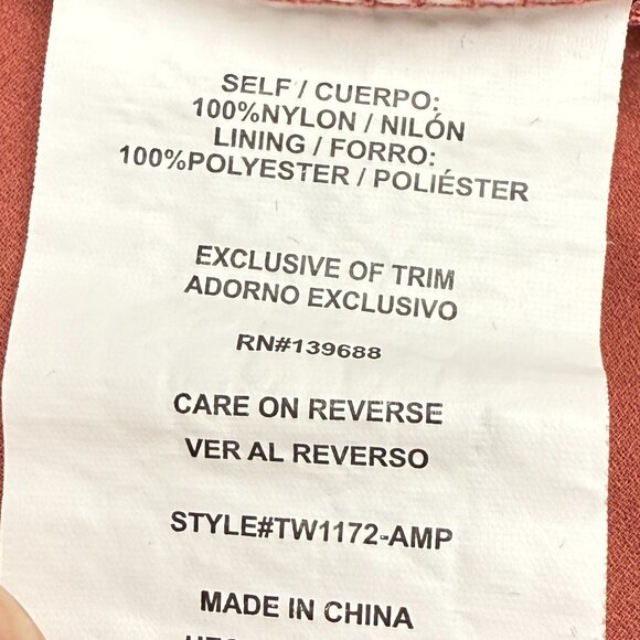 Women's TAYLOR & SAGE Pink Floral Lace Baby Doll Sleeveless Top - Size Large - Picture 5 of 8